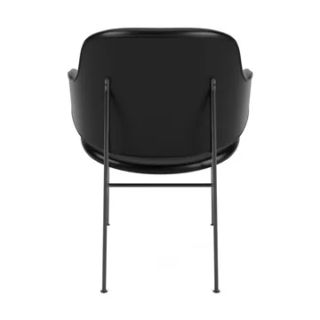 The Penguin loungestol helpolstret - Dakar 0842-svart stål - Audo Copenhagen