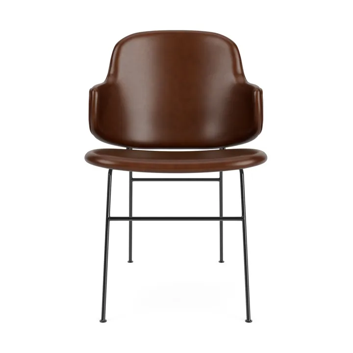 The Penguin stol helpolstret - Dakar 0329-svart stål - Audo Copenhagen