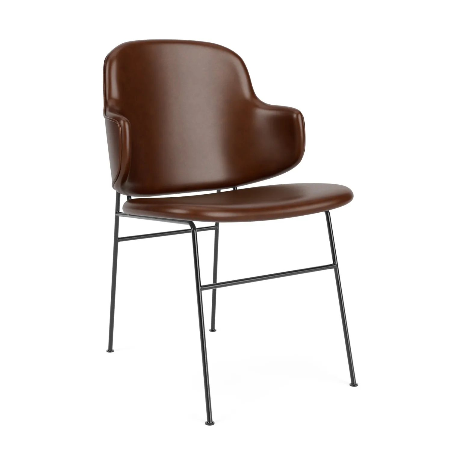 The Penguin stol helpolstret, Dakar 0329-svart stål Audo Copenhagen