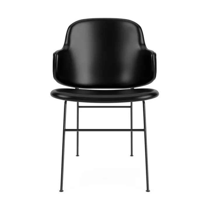 The Penguin stol helpolstret - Dakar 0842-svart stål - Audo Copenhagen