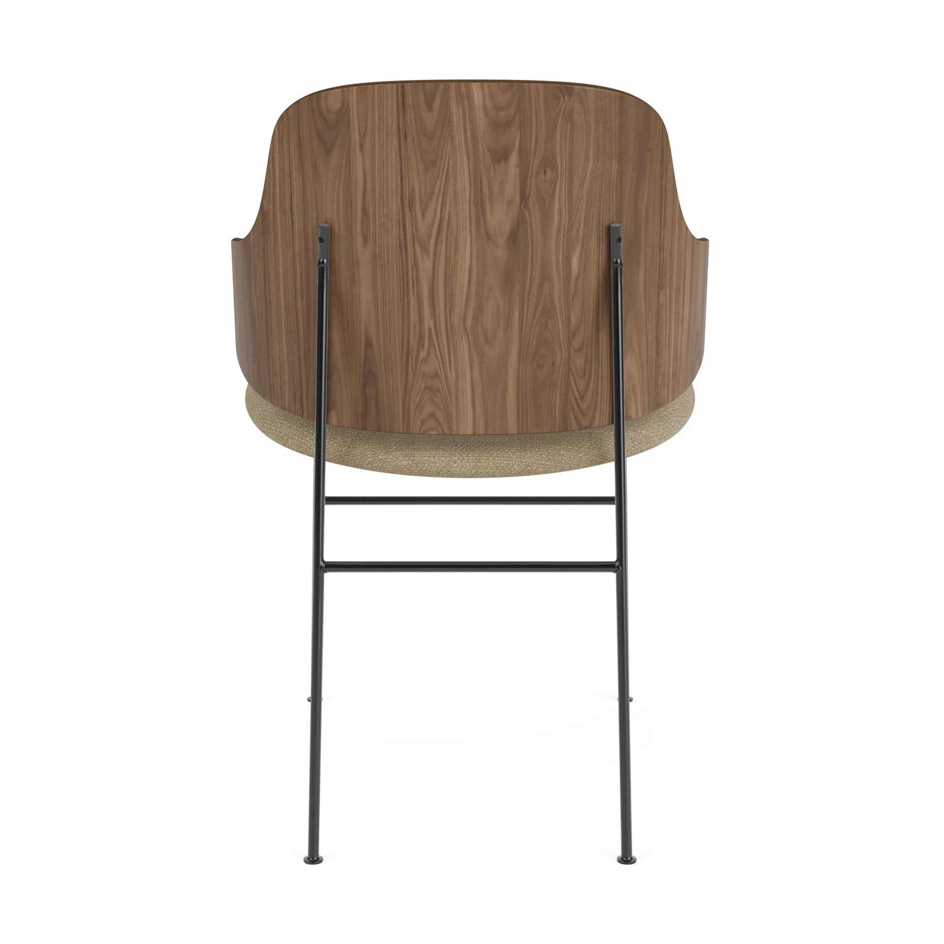 The Penguin stol polstret sete, Walnut-Audo Bouclé 02 Audo Copenhagen