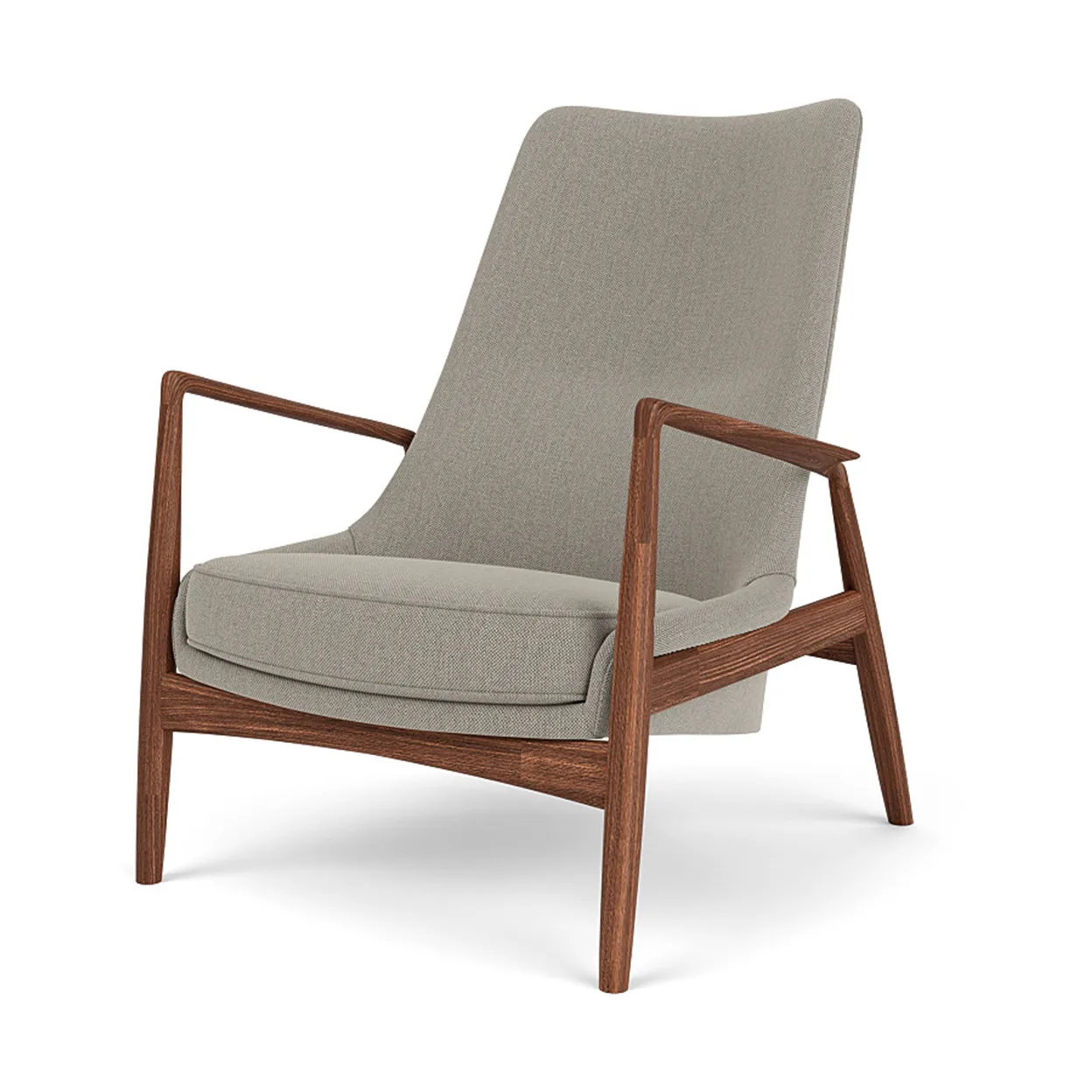 The Seal loungestol høy rygg, Dakar 0329-valnøtt Audo Copenhagen