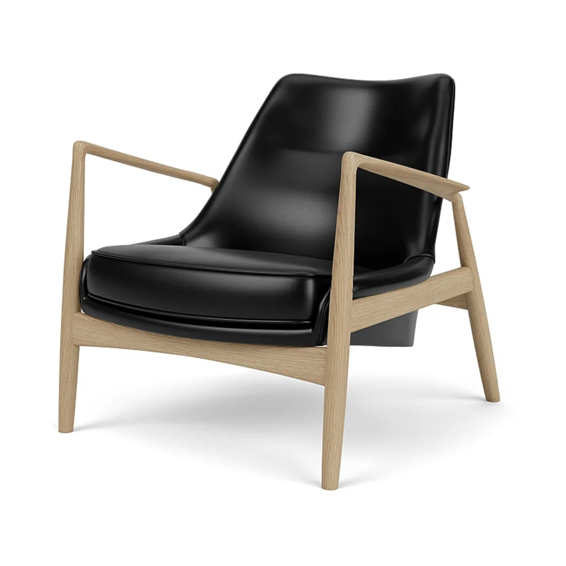 The Seal loungestol høy rygg, Dakar 0842-valnøtt Audo Copenhagen