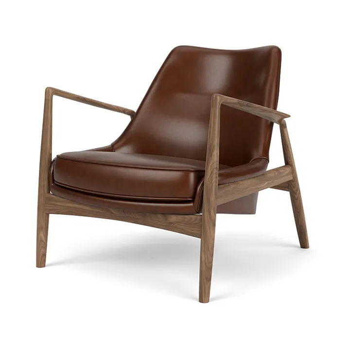 The Seal loungestol lav rygg - Dakar 0329-valnøtt - Audo Copenhagen
