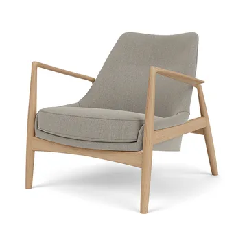 The Seal loungestol lav rygg - Re-wool 0329-eik - Audo Copenhagen