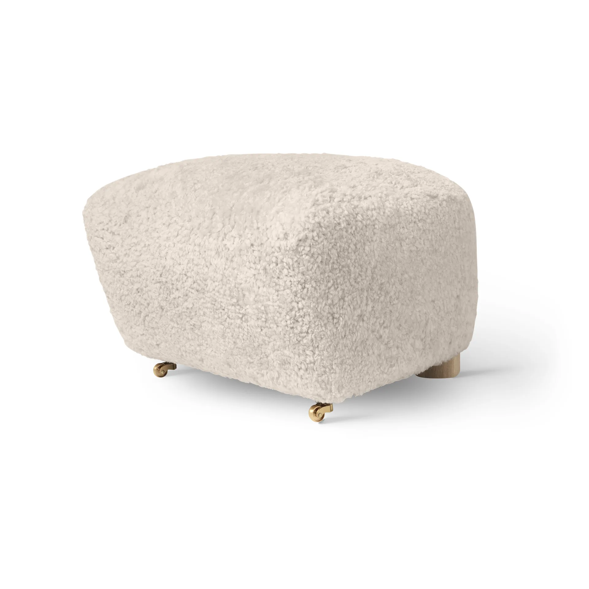 The Tired Man fotskammel, Saueskinn Moonlight-eik Audo Copenhagen