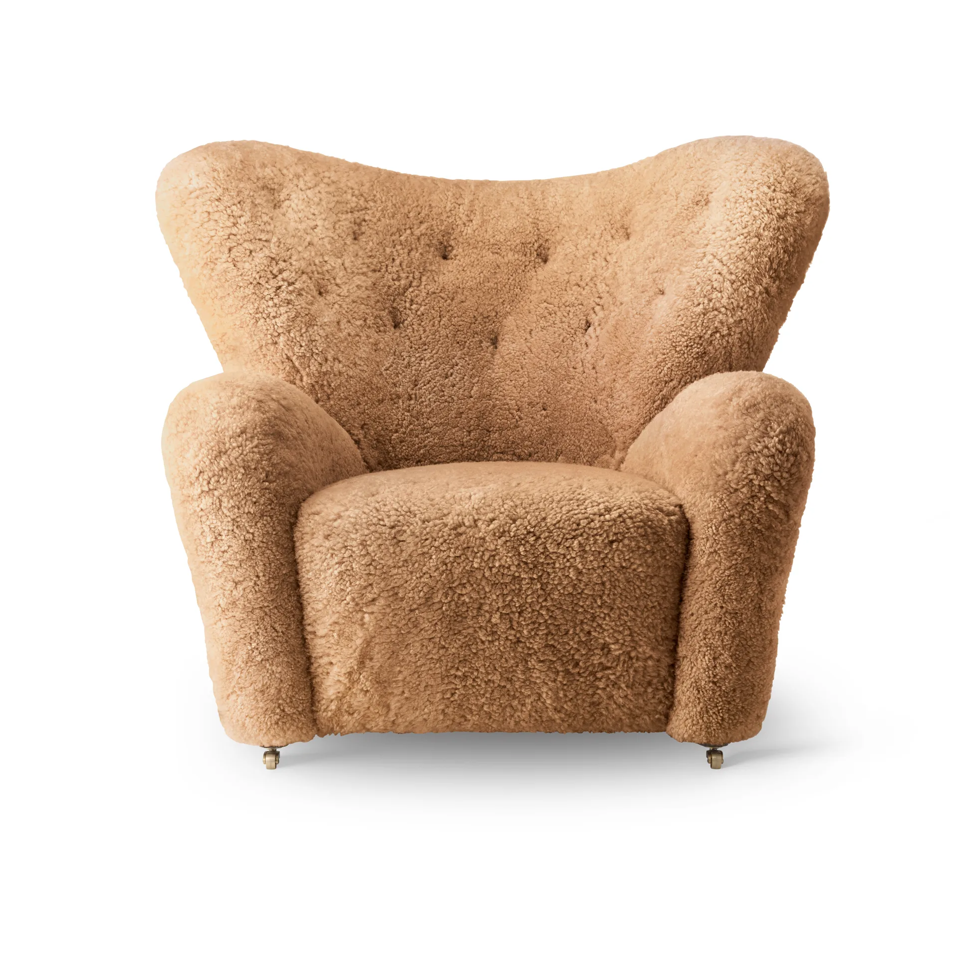 The Tired Man lenestol, Saueskinn Honey-mørkbeiset eik Audo Copenhagen