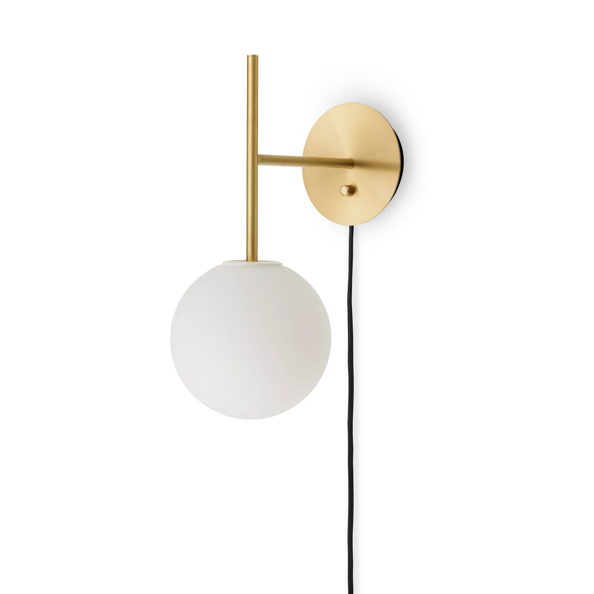 TR Bulb Suspended vegglampe, Brushed brass Audo Copenhagen