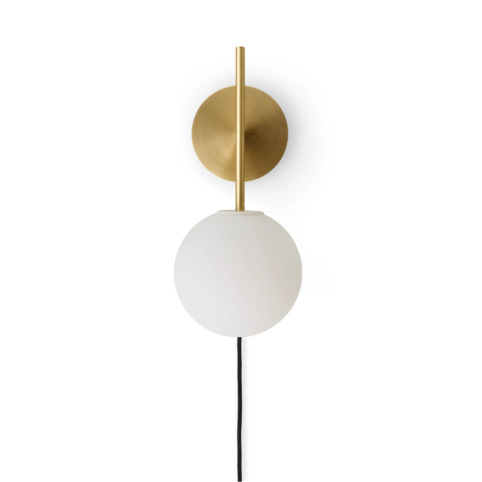 TR Bulb Suspended vegglampe, Brushed brass Audo Copenhagen