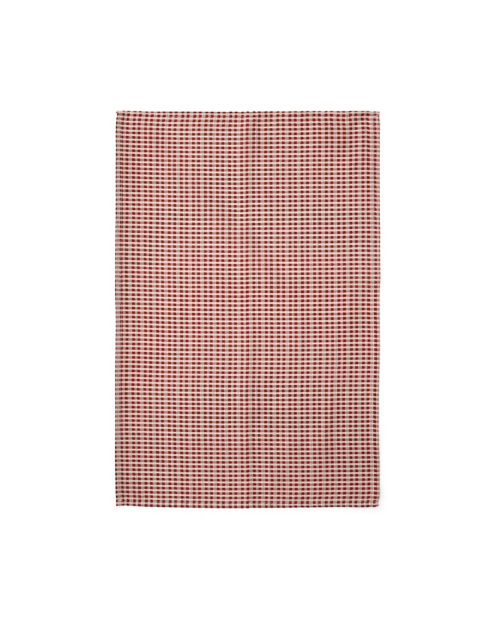 Troides kjøkkenhåndkle 40 x 67 cm 2-pakning, Burnt sienna-white Audo Copenhagen