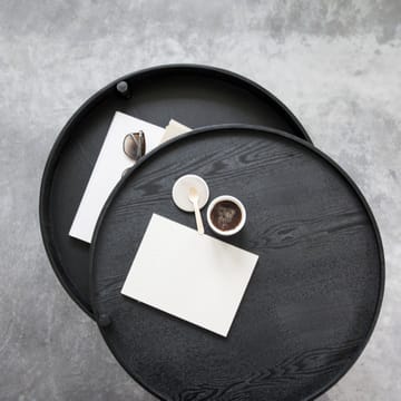 Turning table - svartbeiset ask-messing - Audo Copenhagen