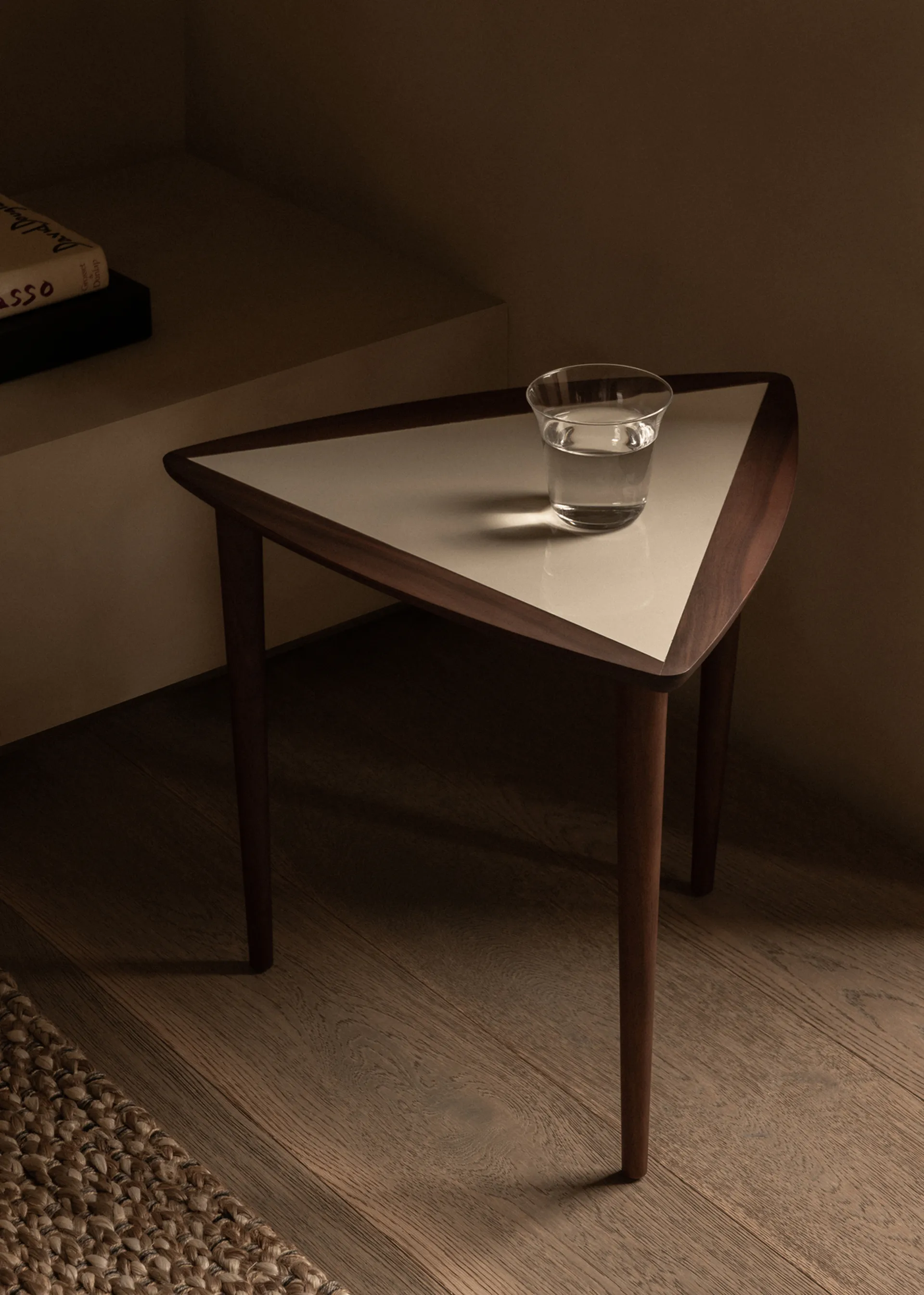 Umanoff nesting side table, Walnut-fog Audo Copenhagen