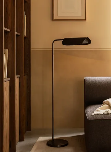 Wing gulvampe - Brunert aluminium, 115 cm - Audo Copenhagen