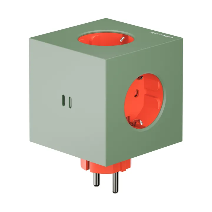 AVOLT x Bauhaus-Archiv Square 2 grenuttak USB-C - Gecko Bloom - Avolt