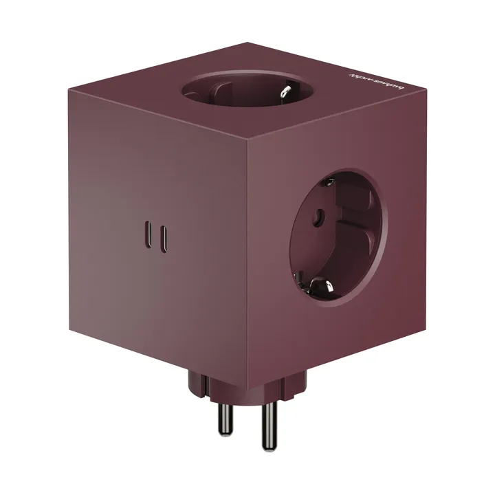 AVOLT x Bauhaus-Archiv Square 2 grenuttak USB-C - Mulberry Red - Avolt