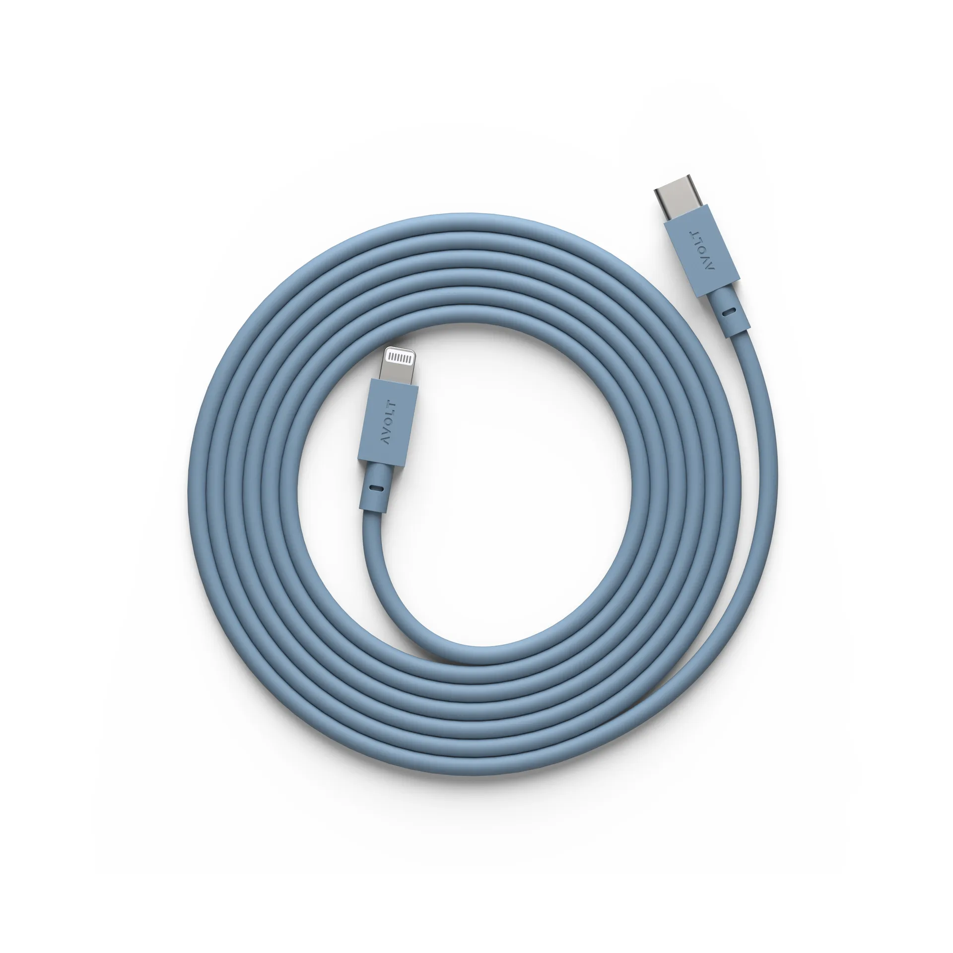 Cable 1 USB C til Lightning ladekabel 2m, Shark Blue Avolt