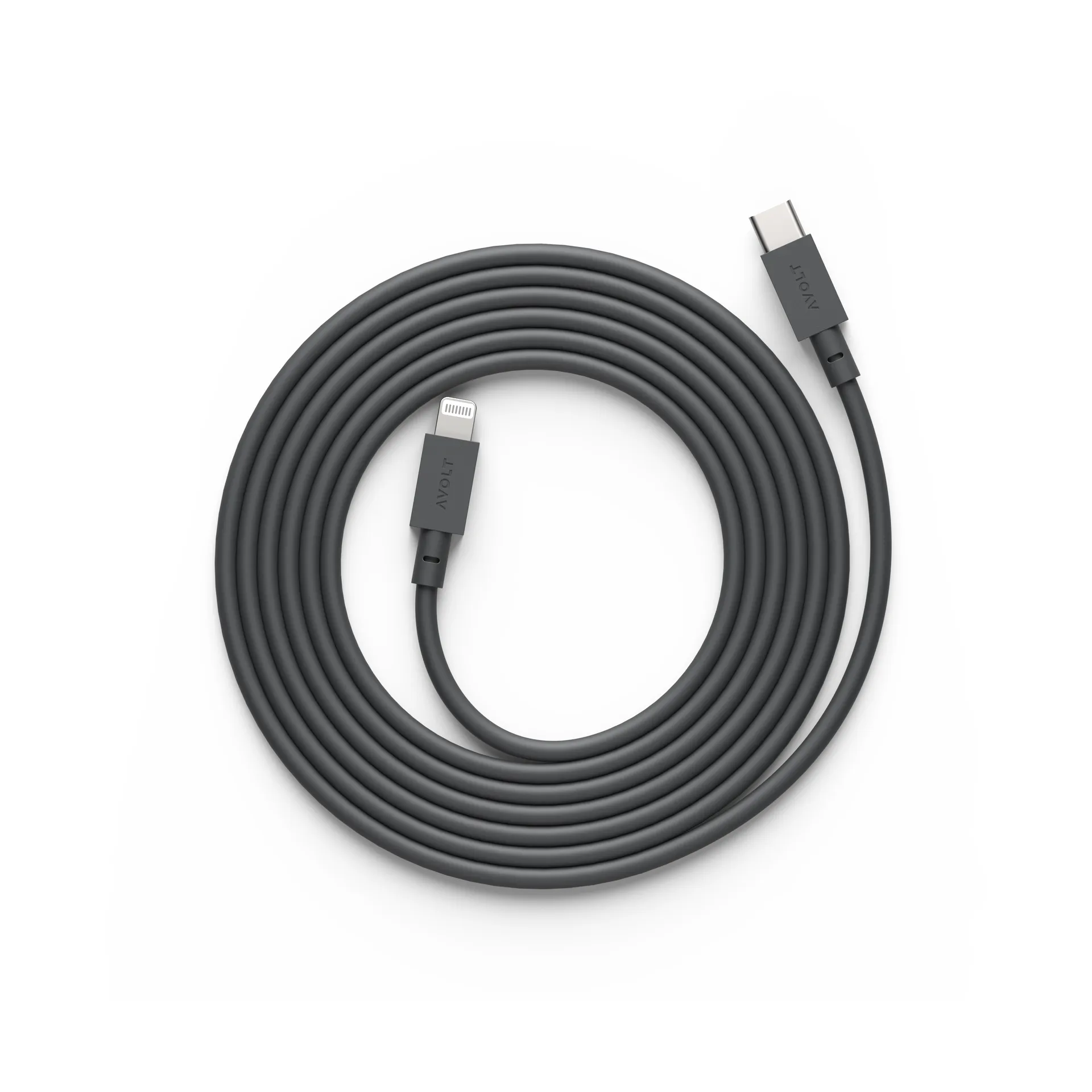 Cable 1 USB C til Lightning ladekabel 2m, Stockholm Black Avolt