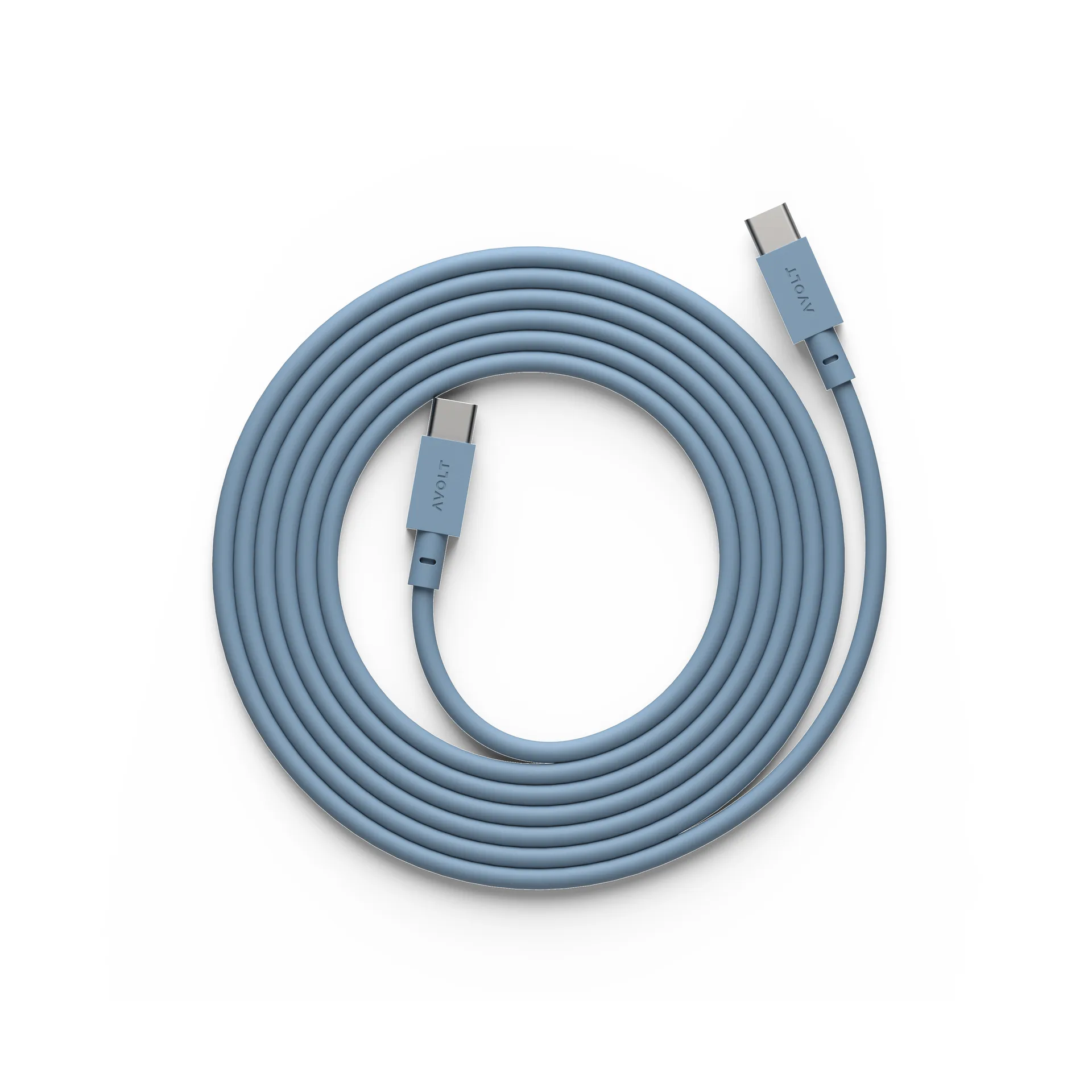 Cable 1 USB-C til USB-C ladekabel 2 m, Shark blue Avolt