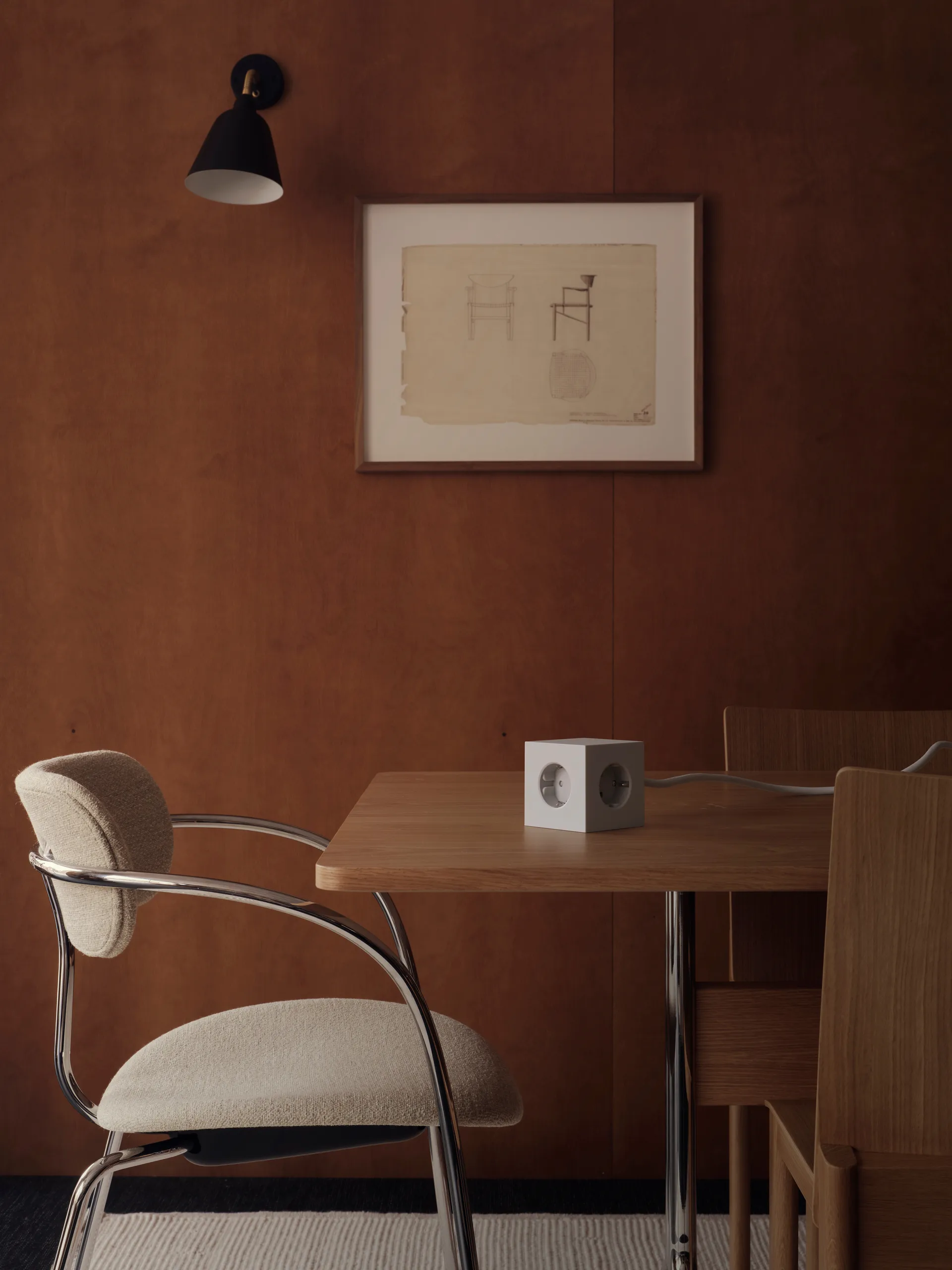 Square 1 grenuttak USB-C 30W 3 m, Gotland Gray Avolt