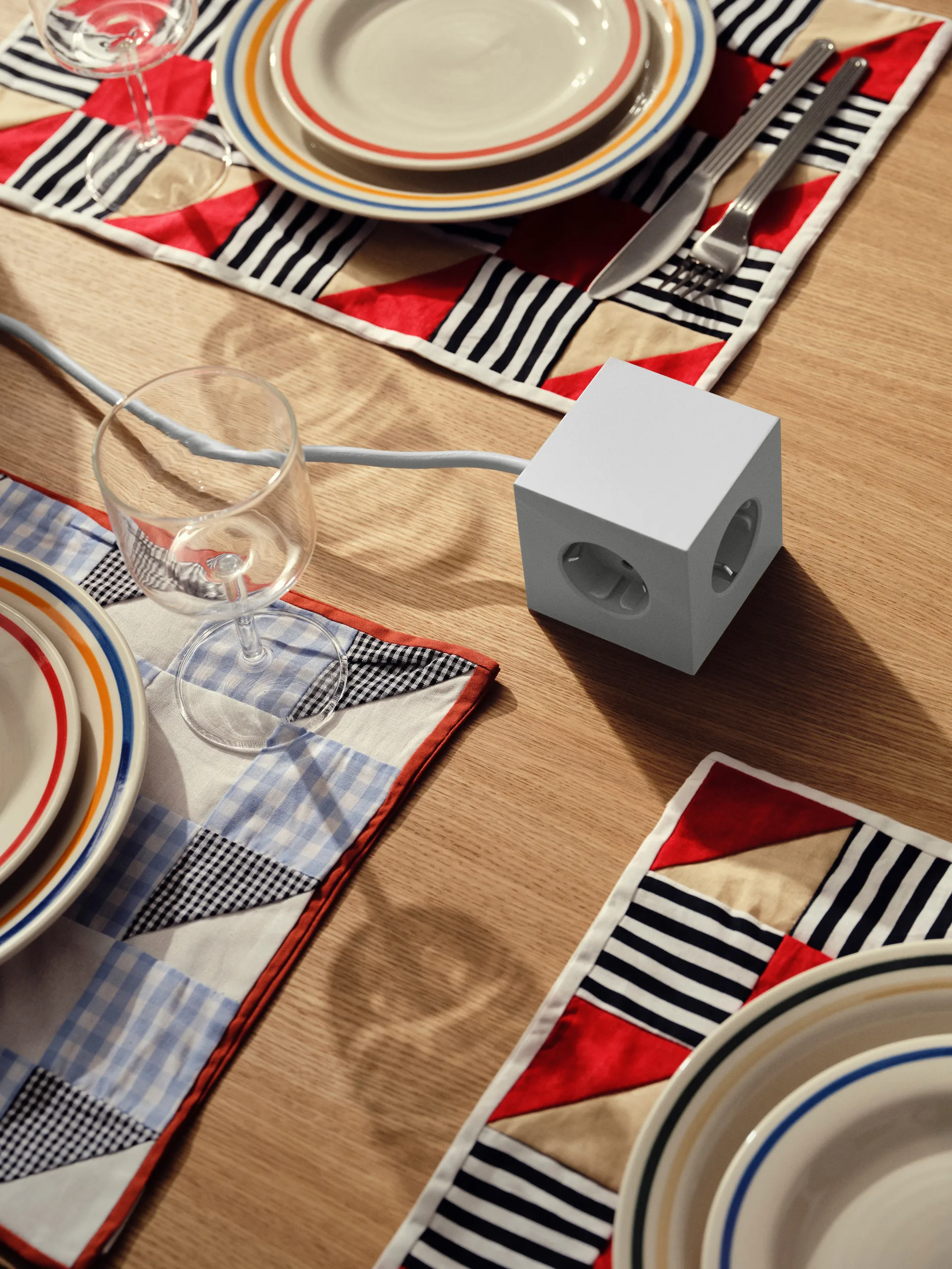 Square 1 grenuttak USB-C 30W 3 m, Gotland Gray Avolt