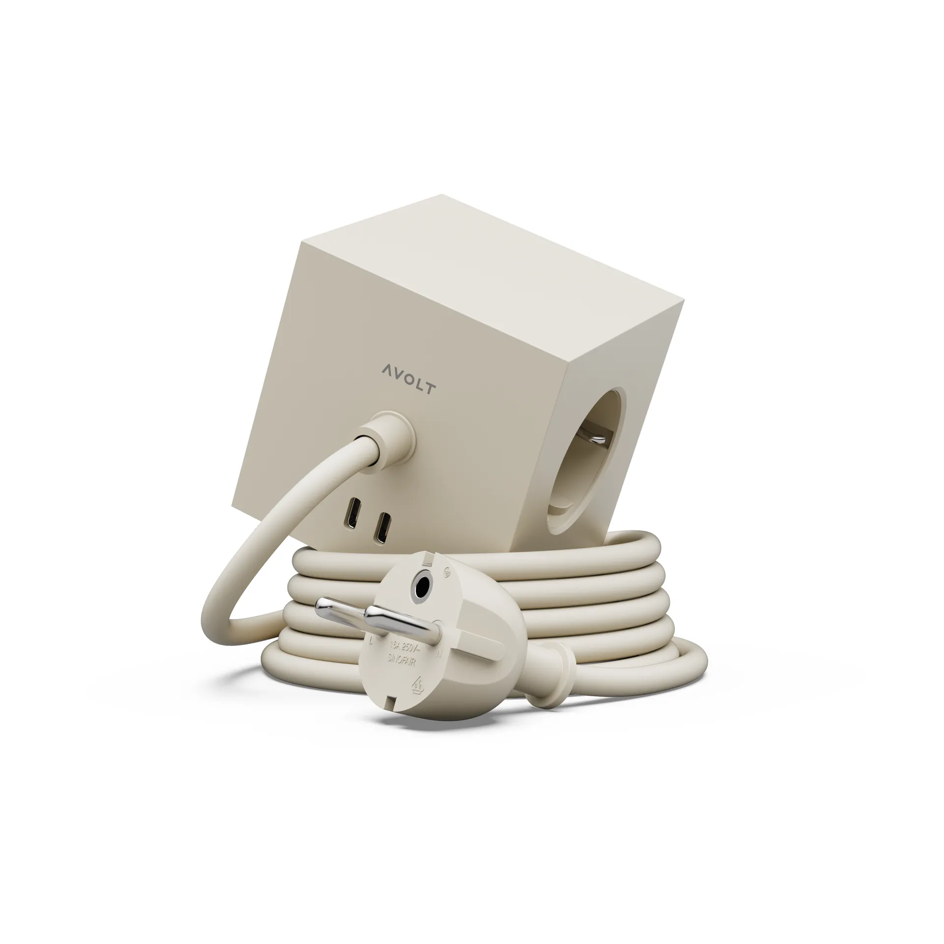 Square 1 grenuttak USB-C 30W 3 m, Nomad Sand Avolt