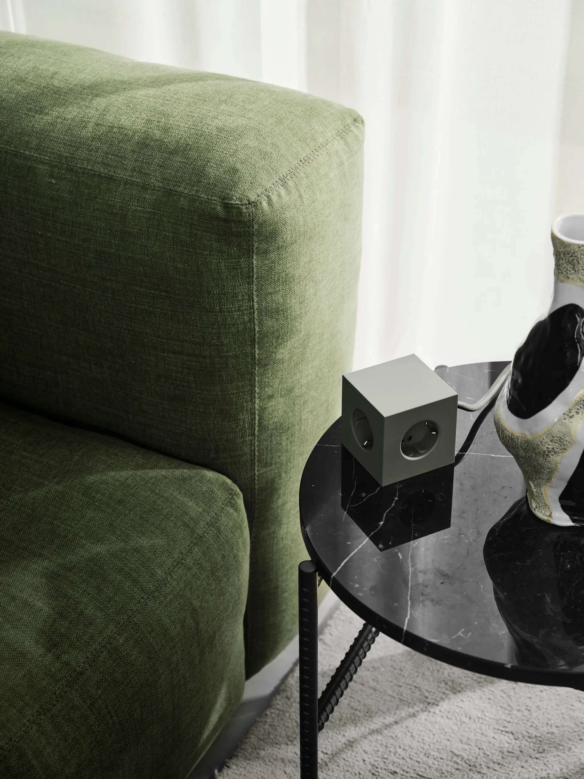 Square 1 grenuttak USB-C 30W 3 m, Oak Green Avolt