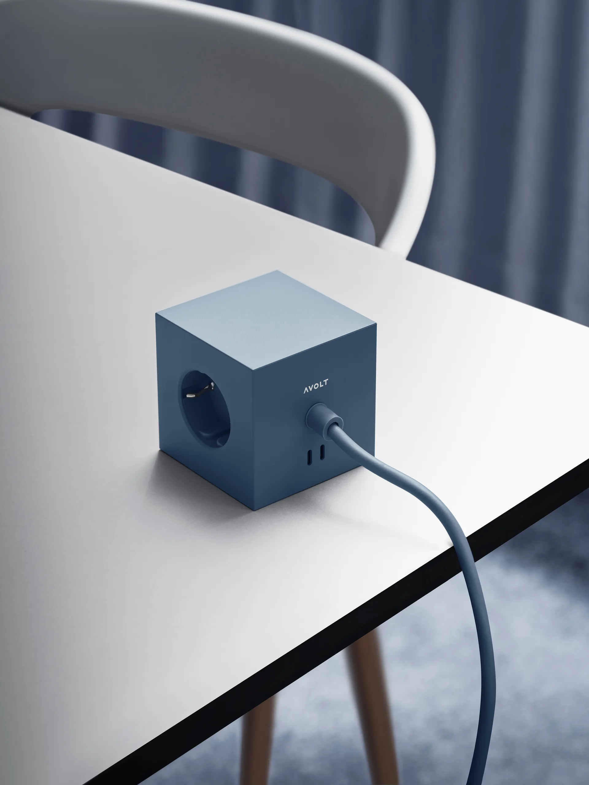 Square 1 grenuttak USB-C 30W 3 m, Shark Blue Avolt