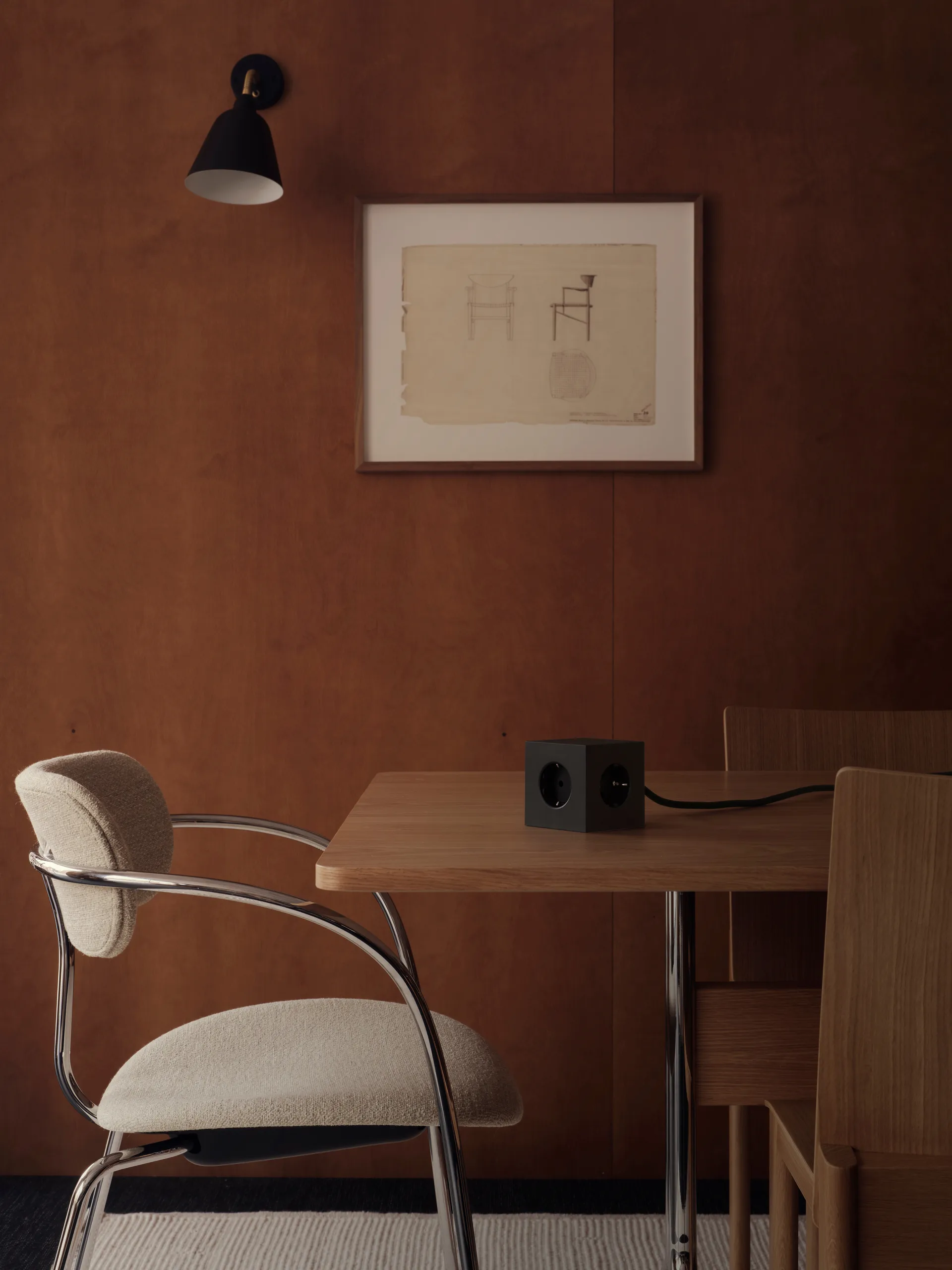 Square 1 grenuttak USB-C 30W 3 m, Stockholm Black Avolt