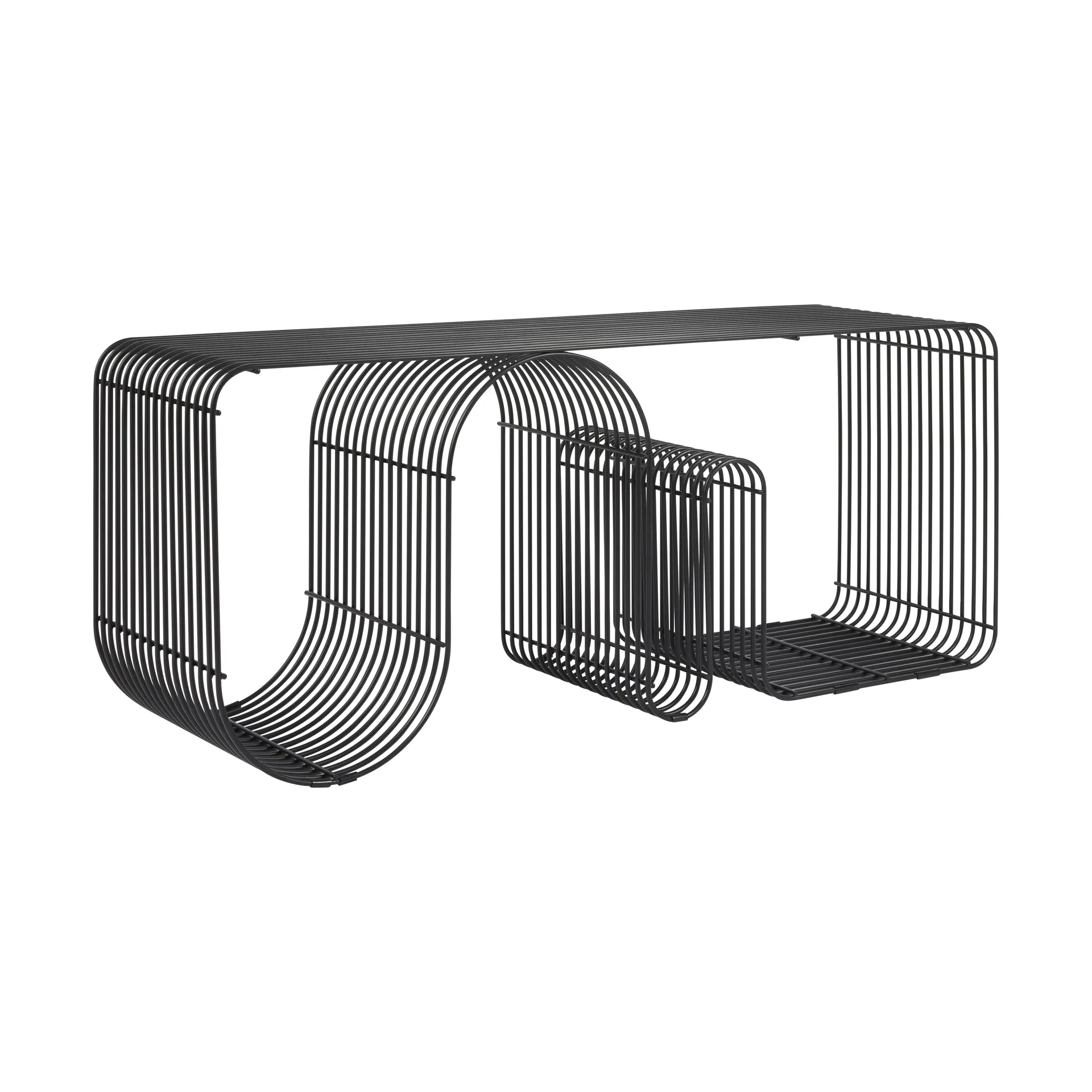 Curva sittebenk 100 cm, Svart AYTM