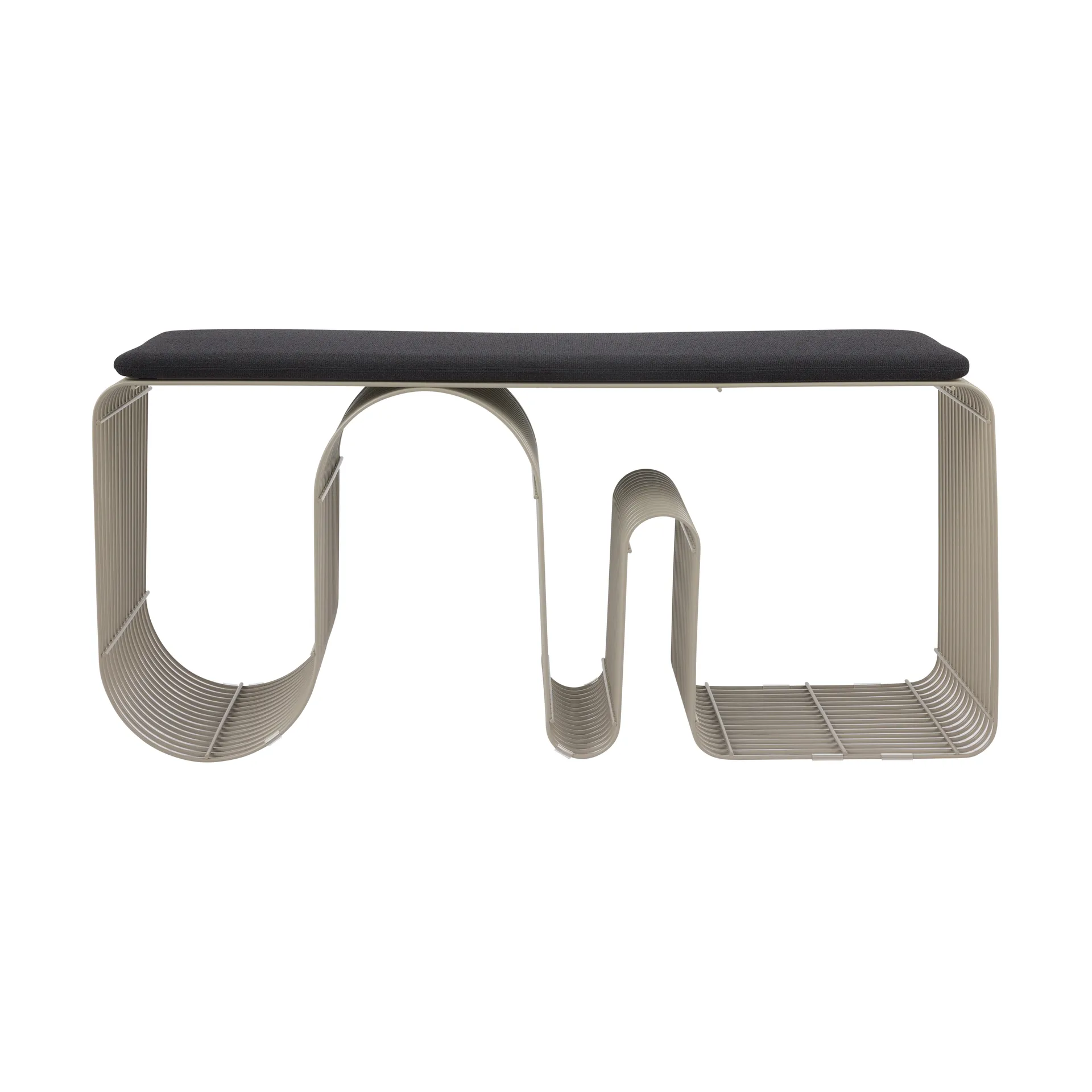 Curva sittepute for benk 32x95,5 cm, Anthracit AYTM