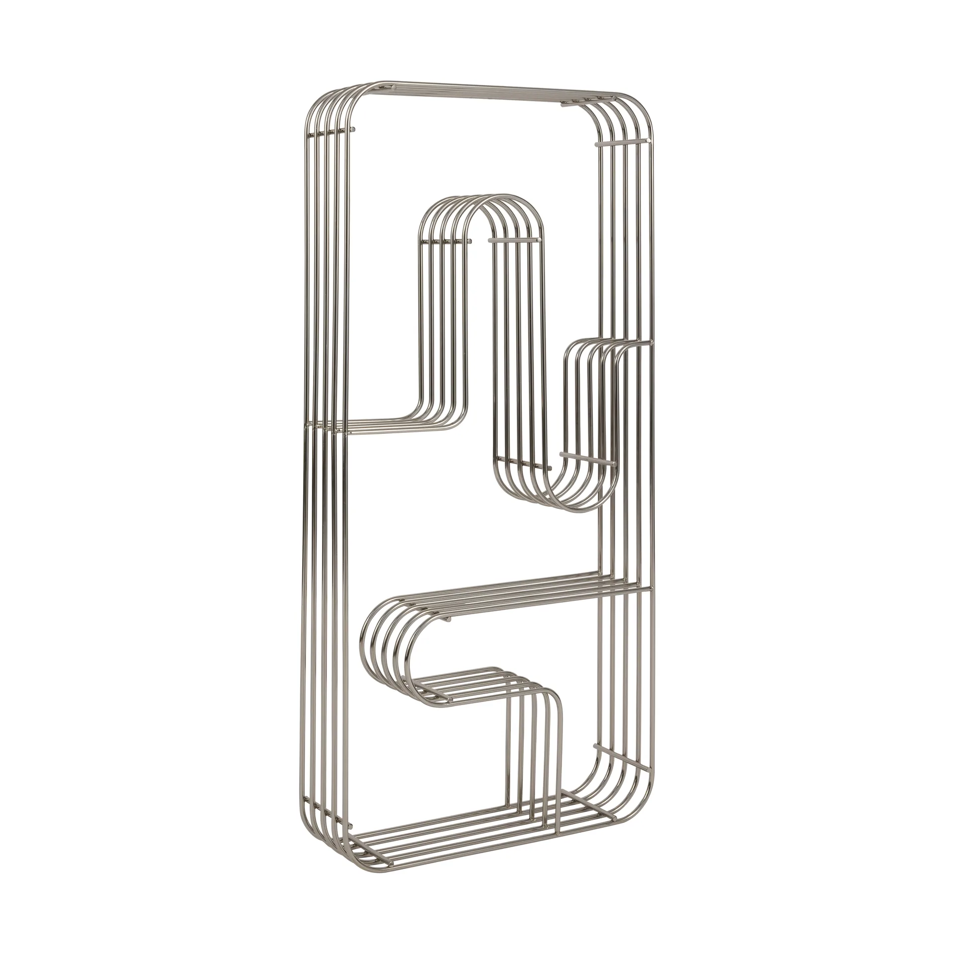 Curva vegghylle rektangulær, Sølv AYTM