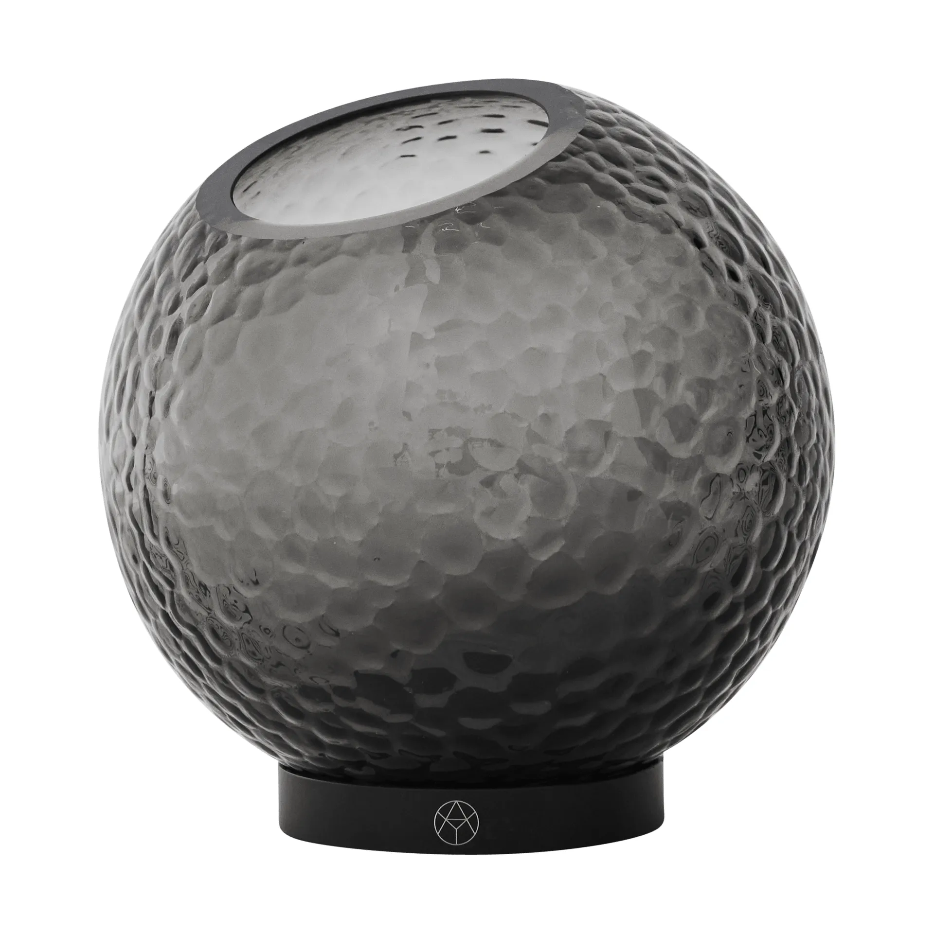 Globe bubbles vase Ø17 cm, Black AYTM