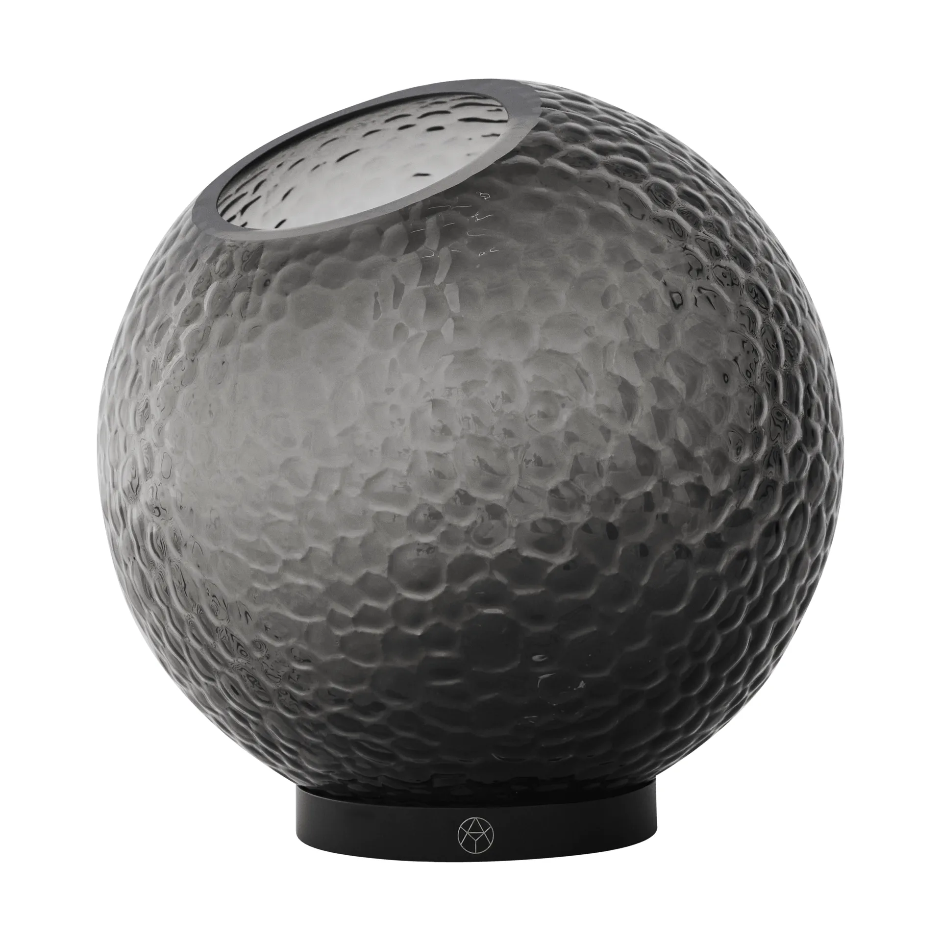 Globe bubbles vase Ø21 cm, Black AYTM