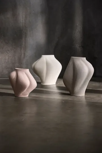 Saltare vase - Cream, Ø15x25 cm - AYTM