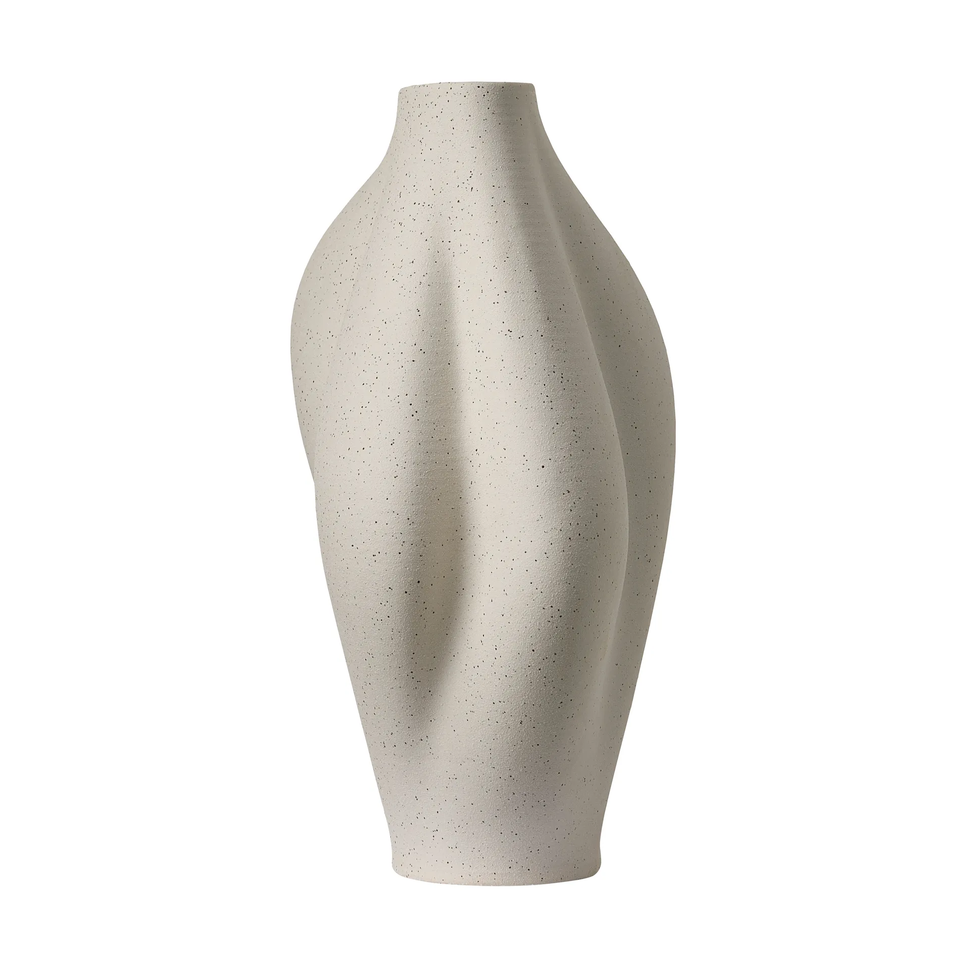 Saltare vase, Cream, Ø17x35 cm AYTM