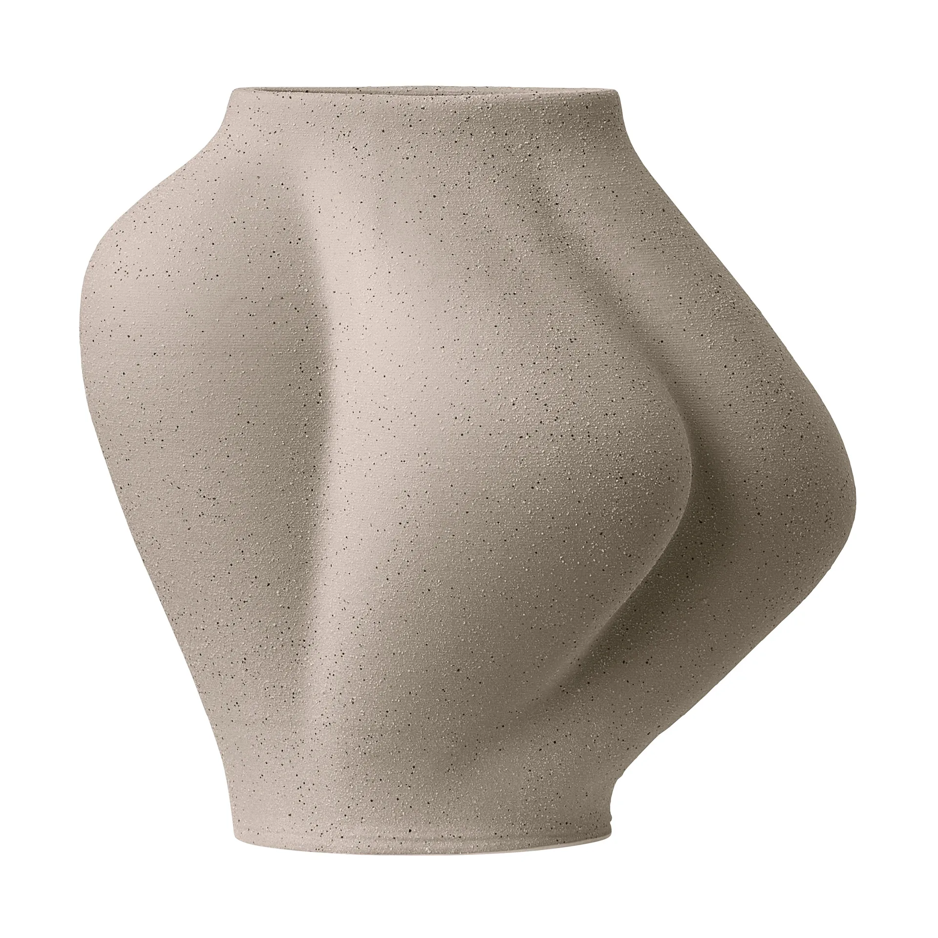 Saltare vase, Light Sand, Ø15x25 cm AYTM