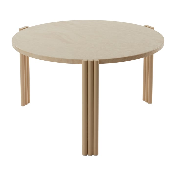 Tribus salongbord Ø 60 cm - Light Sand-travertine - AYTM