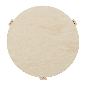 Tribus salongbord Ø 60 cm - Light Sand-travertine - AYTM