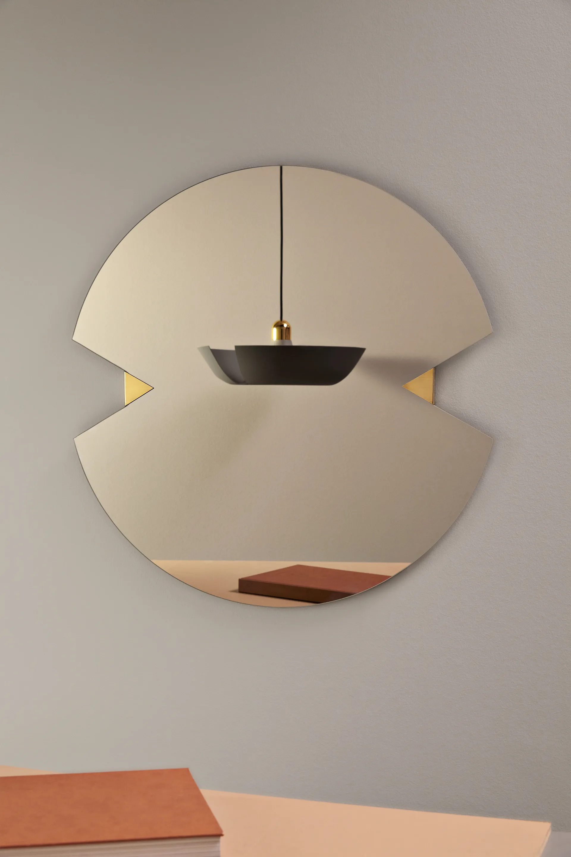 Verto speil Ø 70 cm, Svart AYTM