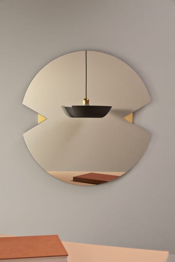 Verto speil Ø 70 cm - Svart - AYTM