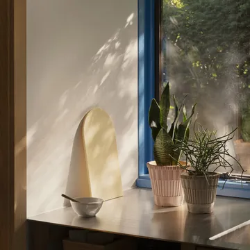 Atlas raw krukke med fat - Rosa, Ø16 cm - Bergs Potter