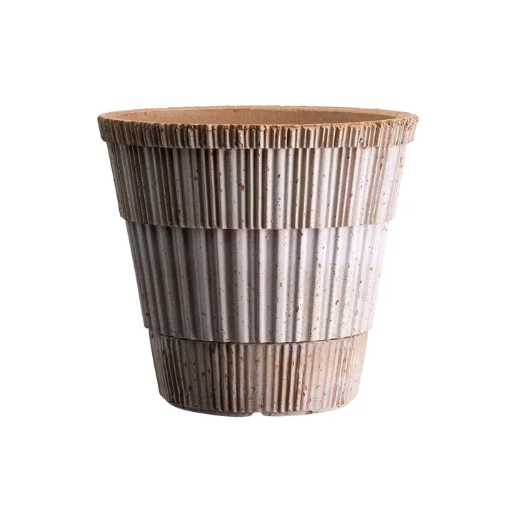 Atlas raw krukke med fat - Rosa, Ø18 cm - Bergs Potter