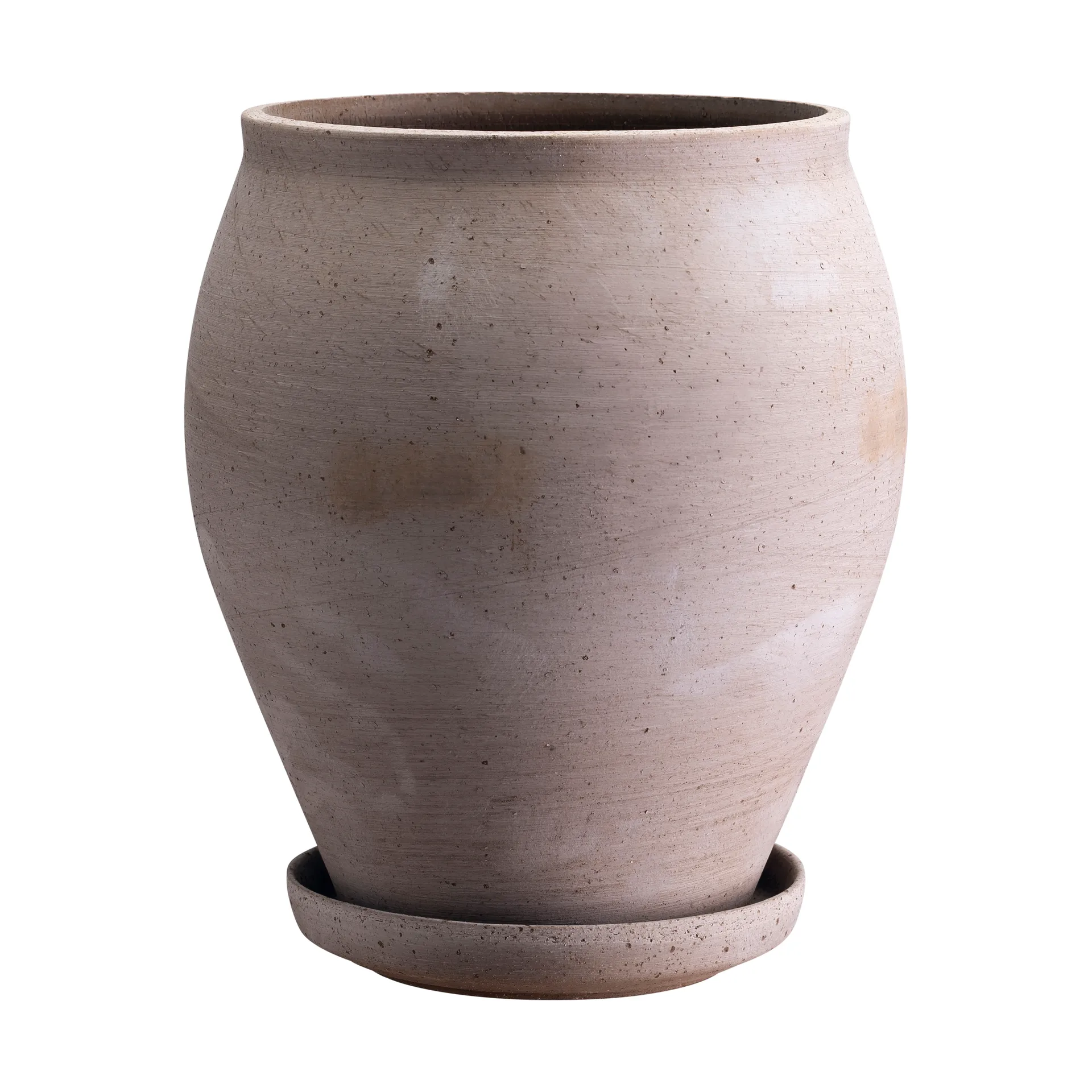 Delphi potte med fat 2 deler, Grey, Ø22 cm, tall Bergs Potter