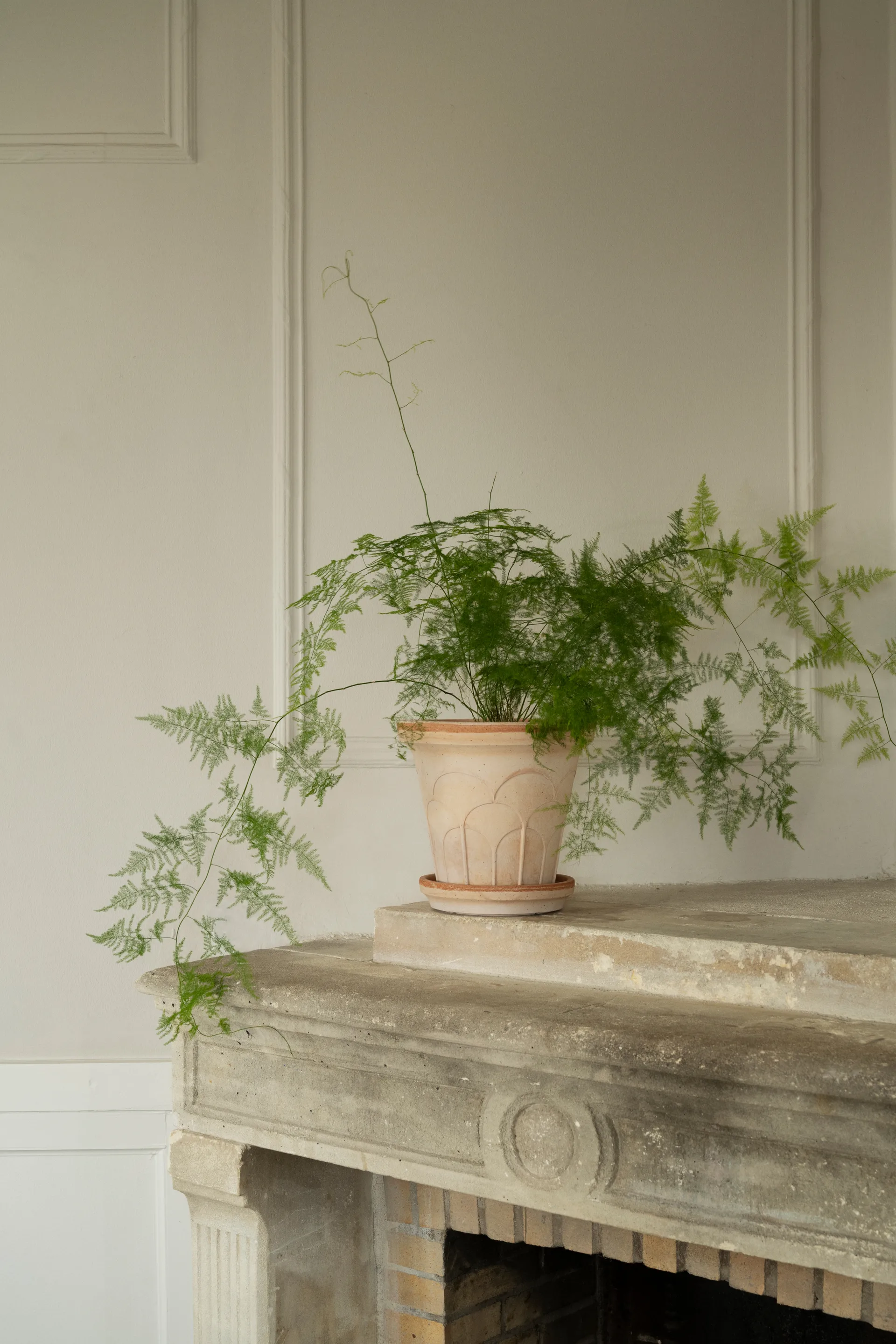 Fleur potte med fat 2 deler, Rosa, Ø25 cm Bergs Potter