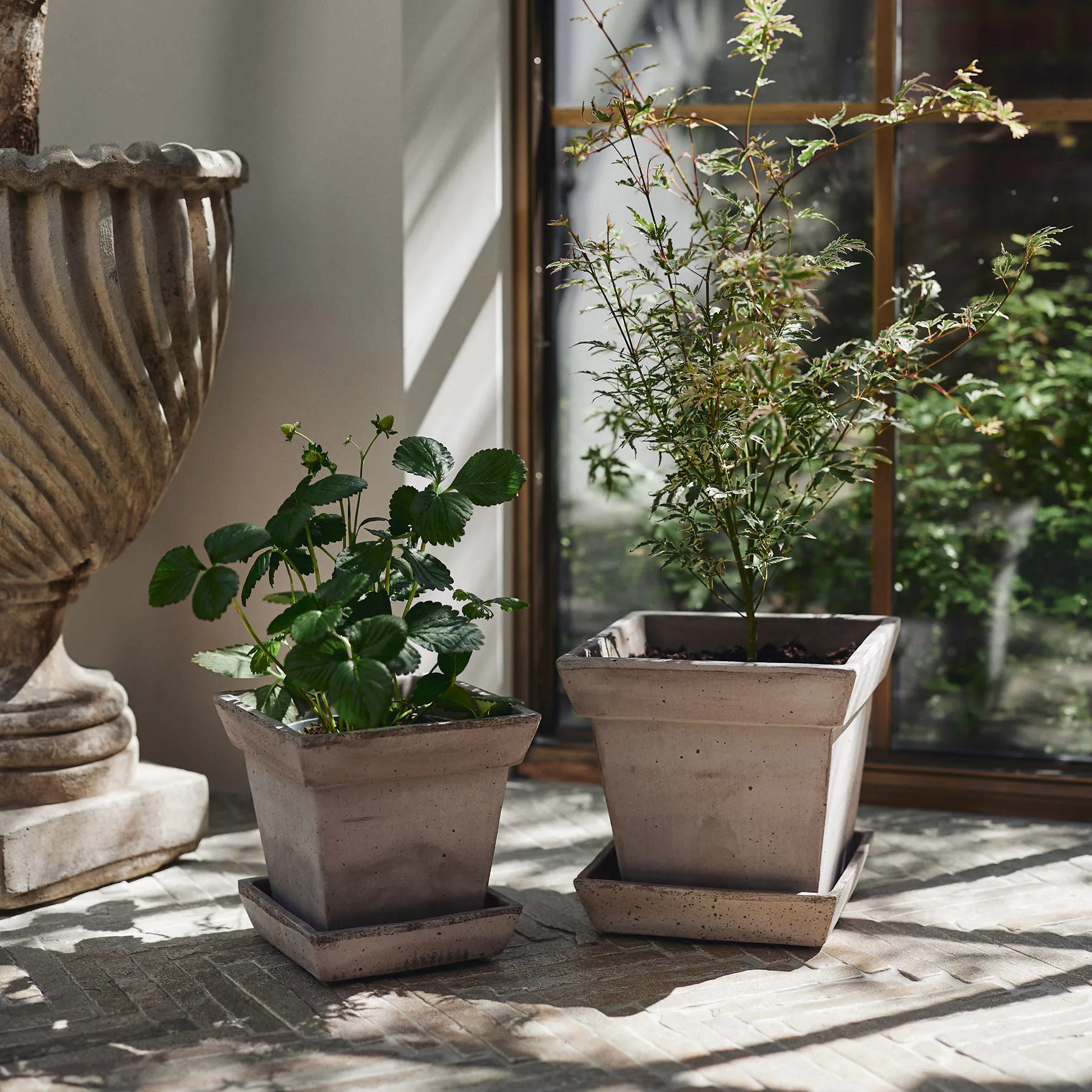 Gaia raw krukke, Grey, Ø21 cm Bergs Potter