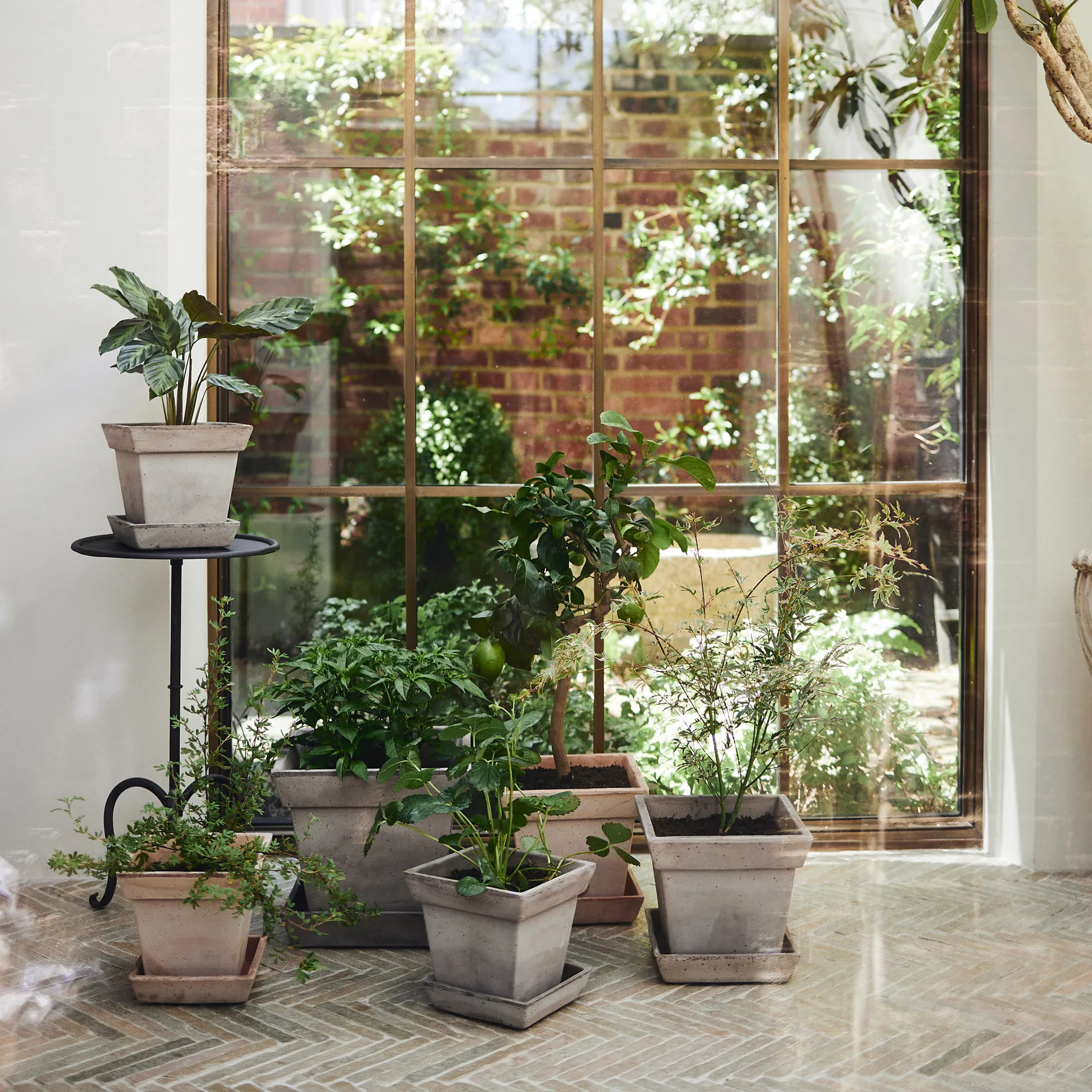 Gaia raw krukke, Grey, Ø25 cm Bergs Potter