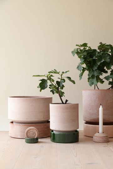 Hoff krukke - Ø16 cm, Raw Rosa-Deep Burgundy - Bergs Potter
