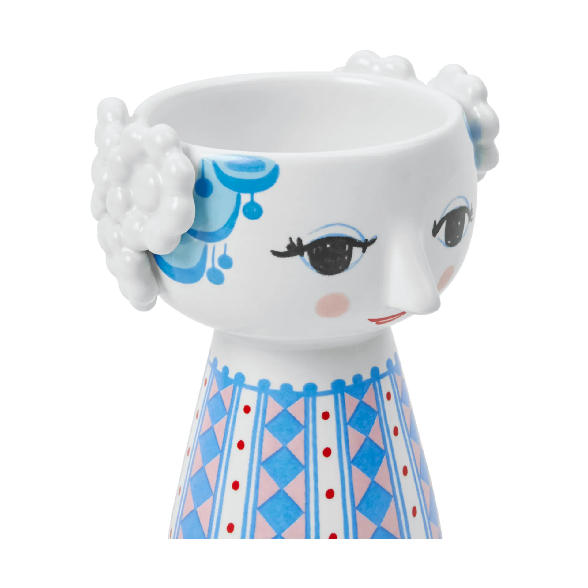 Eva lysestake 9,5 cm, Mørkeblå Bjørn Wiinblad