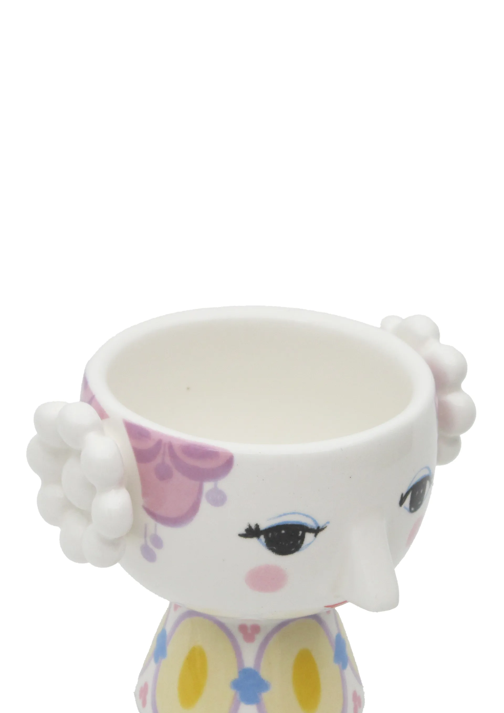 Eva telysholder Ø6,5 cm 2-pk, Gul-lavendel Bjørn Wiinblad