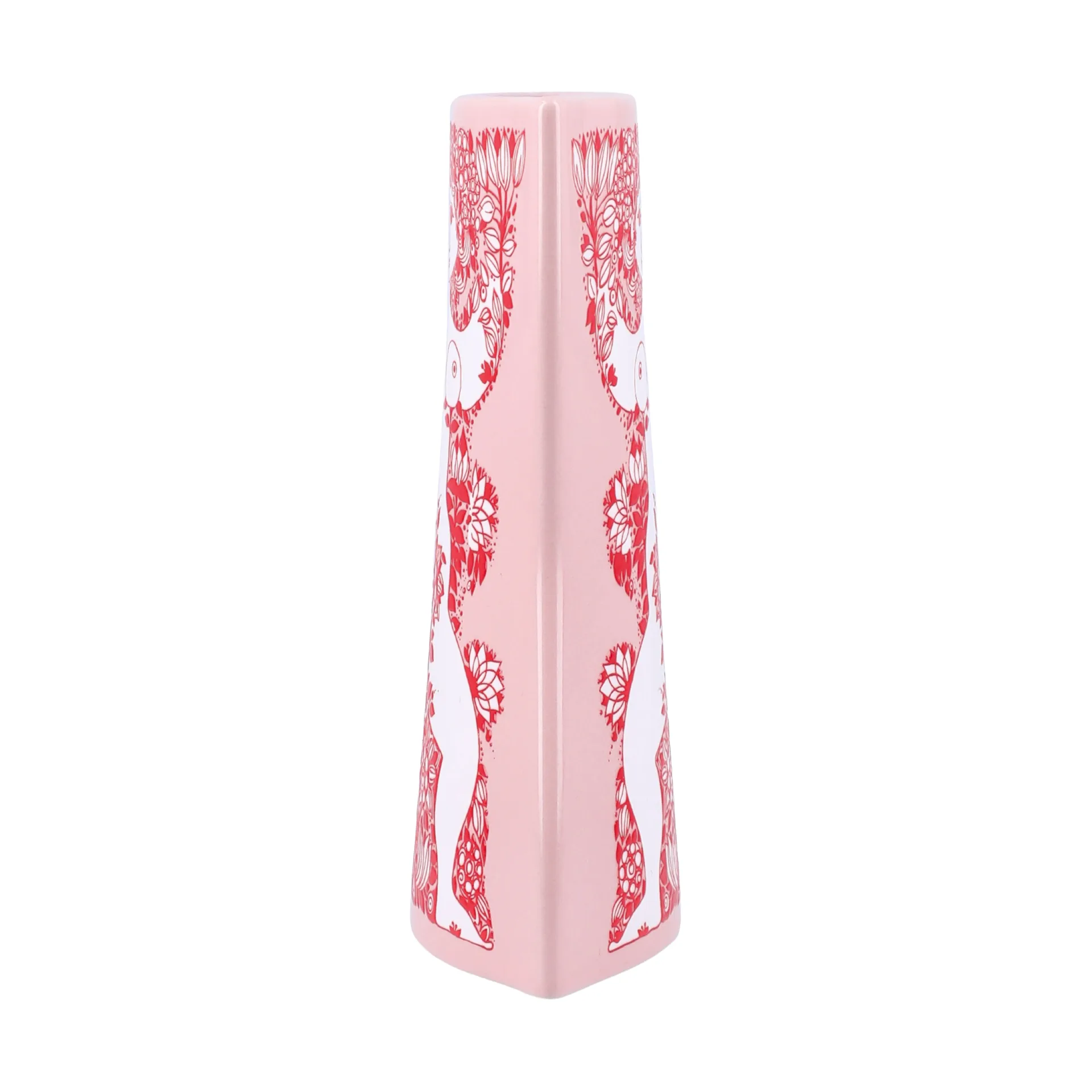Nina vase, Pink-rød, 16,5 cm Bjørn Wiinblad